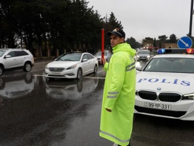 Polis gücləndirilmiş iş rejimində - GÖRÜNTÜLƏR