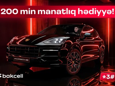 Dekabrın 31-də “Porsche Cayenne” qalibi olacaq!