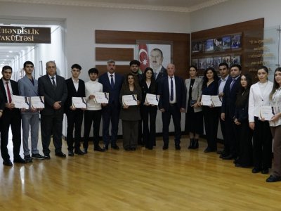 Sumqayıtın "Brend tələbə"ləri mükafatlandırıldı - FOTOLAR