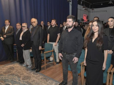 Leyla Əliyeva Ulu Öndərin xatirə gecəsində - FOTOLAR