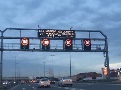 Sürət həddi endirildi