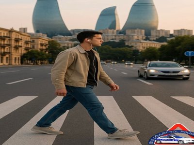 Piyadaların nəzərinə! Yolu keçməzdən əvvəl qulaqlıqları çıxarın