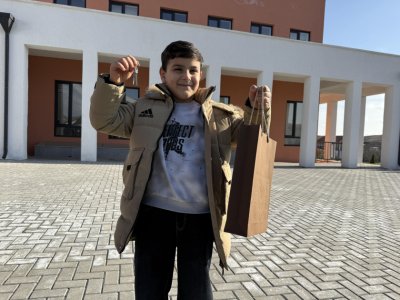 Horovluya köçən ailələrə evlərinin açarları təqdim olundu - FOTOLAR