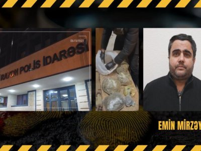 Bakıda narkokuryer tutuldu&nbsp;- VİDEO