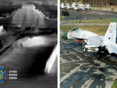 Ukrayna Krımda Rusiyanın iki hərbi təyyarəsini vurdu