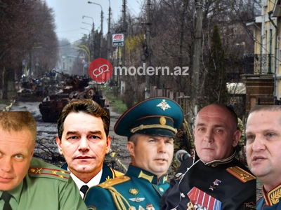 Müharibə başlayandan sonra ölən 11&nbsp;rus&nbsp;GENERALI