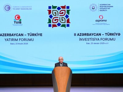 Azərbaycan-Türkiyə İnvestisiya Forumu yeni layihələrin müzakirəsi üçün mühüm platformadır