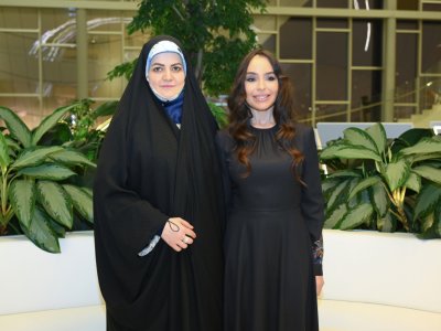 Leyla Əliyeva Pezeşkianın qızı ilə görüşdü - FOTO