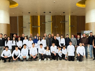 Olimpiya çempionları şəhid övladları ilə görüşdülər&nbsp;- FOTOLAR