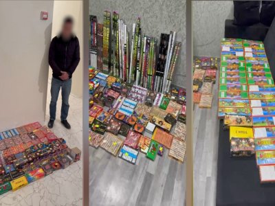 Pirotexniki vasitələrin gizli satıldığı anbar aşkarlandı - VİDEO