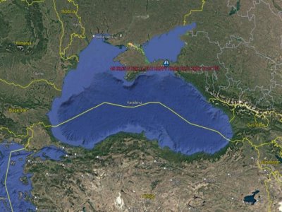 Türkiyəyə məxsus gəmi Qara dənizdə saya oturub