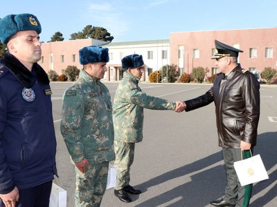 Nazir müavini Hərbi prokurorla hərbi hissələrdə&nbsp;oldular - FOTOLAR