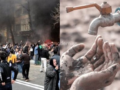 İrandakı etirazların görünməyən səbəbi - SU BÖHRANI