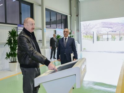 &ldquo;Qozlukörpü&rdquo; Su Elektrik Stansiyasının açılışı oldu - FOTOLAR