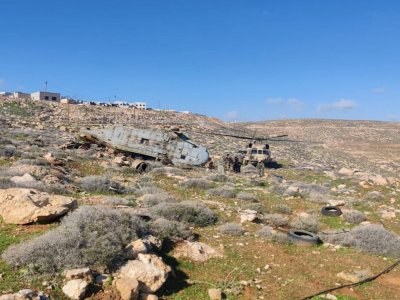 İsrailə məxsus helikopter qəzaya düşdü