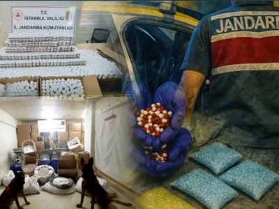 İstanbulda 2 milyondan çox narkotik həb ƏLƏ KEÇİRİLDİ