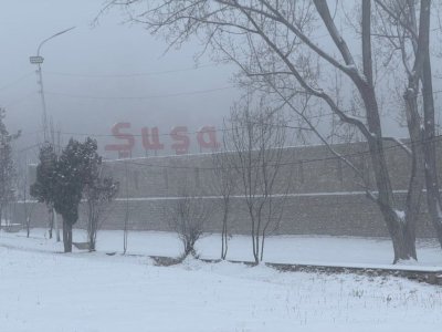 Şuşanın dağları başı qarlı - FOTOLAR