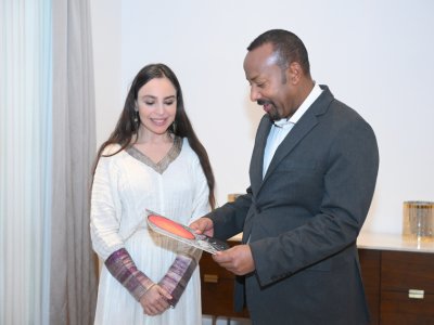 Leyla Əliyeva Efiopiyanın Baş naziri ilə görüşdü - FOTO