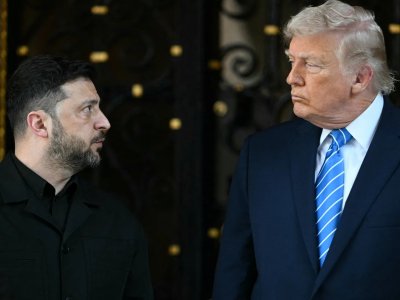 Trampla Zelenskinin görüşü başlayıb
