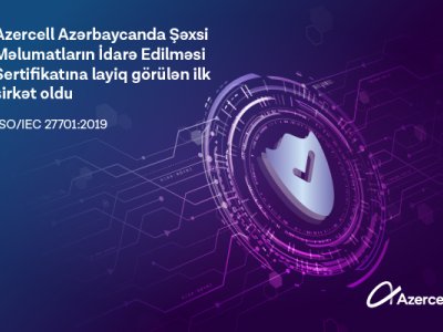 Azərbaycanda İLK -&nbsp;&nbsp;"Azercell" nüfuzlu sertifikat&nbsp;əldə edən şirkət oldu