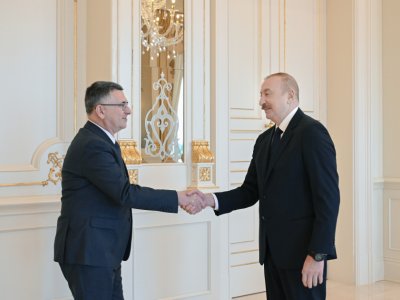 İsrailin xarici işlər naziri İlham Əliyevin qəbulunda - GÖRÜNTÜLƏR