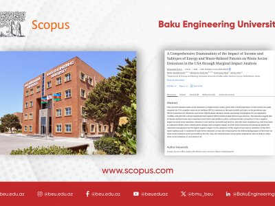 BMU əməkdaşının məqaləsi beynəlxalq elmi jurnalda dərc olundu