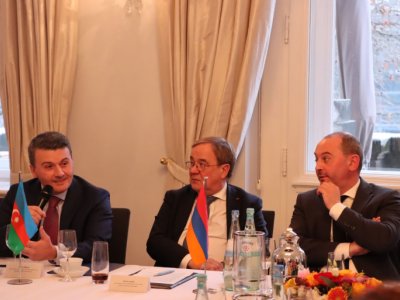 Səfirimiz erməni həmkarı ilə görüşdü - FOTO