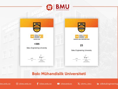 BMU &ldquo;QS Avropa 2026&rdquo; reytinqində 96 pillə irəliləyib - FOTO