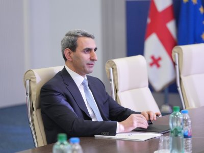 ADY sədri gürcü həmkarı ilə görüşdü&nbsp;- FOTOLAR