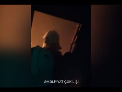 Gənclər şəhərciyindəki yanğından GÖRÜNTÜLƏR