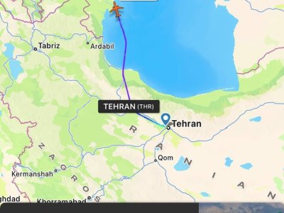 Azərbaycan səmasında İran təyyarəsi&nbsp;