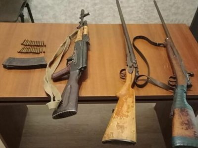 Qanunsuz silah-sursat aşkarlandı