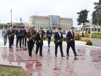 Neftçalada hesabat yığıncağı -&nbsp;FOTOLAR