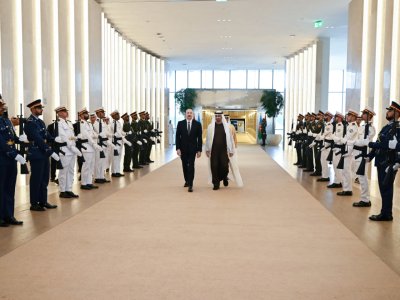 İlham Əliyev Birləşmiş Ərəb Əmirliklərində səfərdədir - FOTOLAR