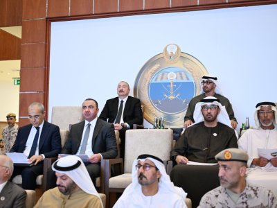 Prezidentlər hərbçilərin&nbsp;birgə təlimini izlədilər