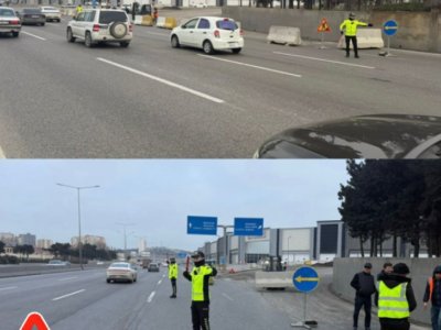 Bakı-Sumqayıt yolunda hərəkət DAYANDIRILDI