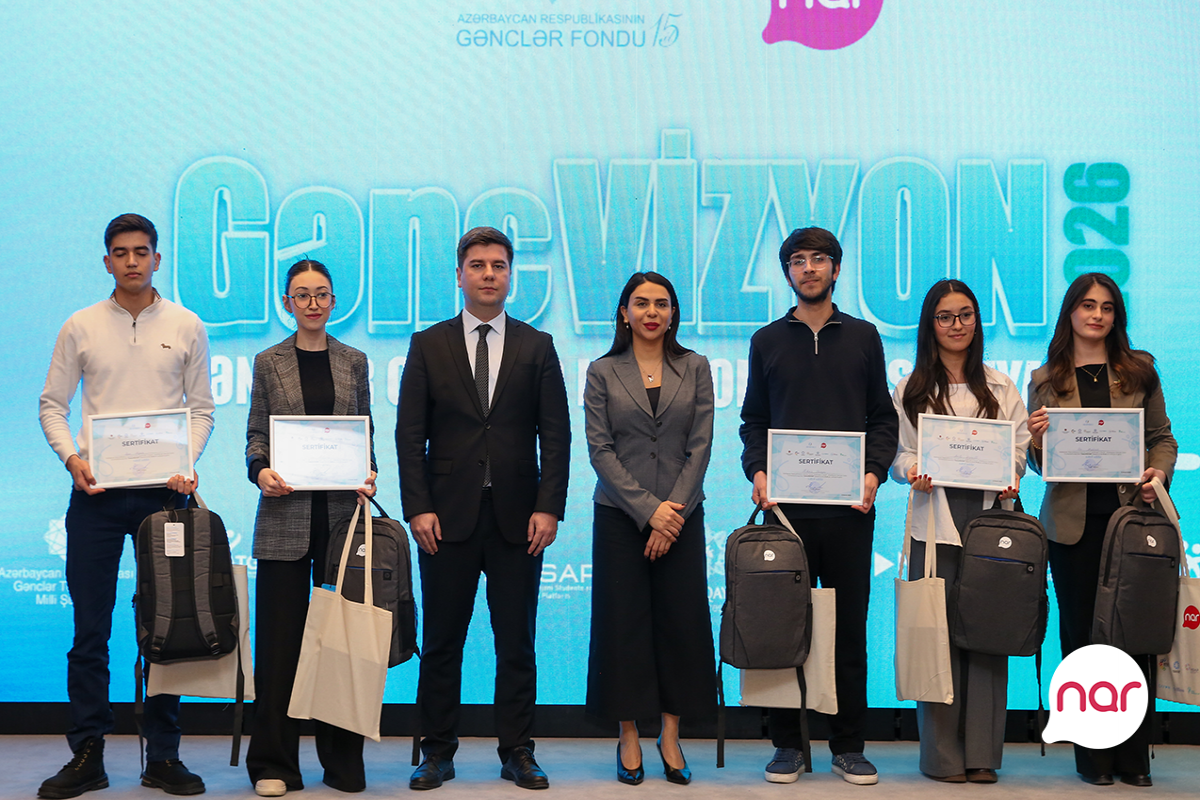&ldquo;Nar&rdquo;ın tərəfdaşlığı ilə &ldquo;GəncVİZYON&rdquo; ideyatonu uğurla başa çatdı