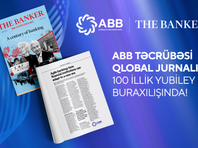 ABB təcrübəsi qlobal jurnalın 100 illik yubiley buraxılışında!
