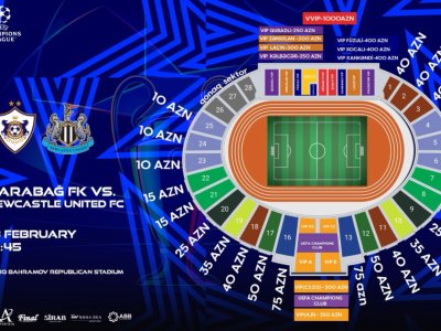 &ldquo;Qarabağ&rdquo;-&ldquo;Nyukasl&rdquo; oyununun biletləri satışda