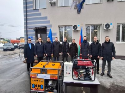 Azərbaycandan Ukraynaya generatorlar göndərildi&nbsp;- FOTO
