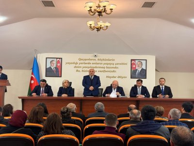 Kəlbəcərdə sakinlərlə maarifləndirici görüş - FOTO