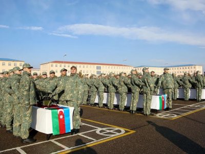 Gənc əsgərlər and içdilər&nbsp;- FOTO/VİDEO