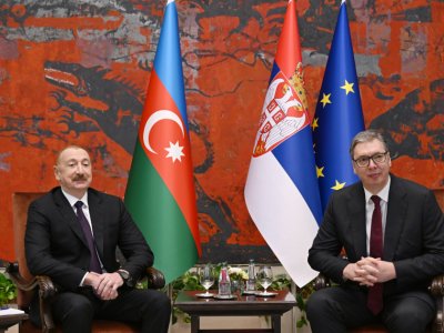 İlham Əliyevlə Vuçiç arasında ikitərəfli görüş BAŞLADI