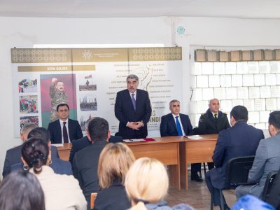 İcra başçısı Rüstəm Xəlilov Marışlı kəndində səyyar görüş keçirib