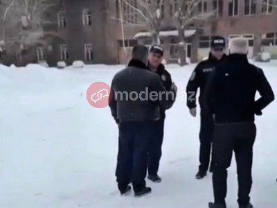 Soydaşımız Ermənistanda polislərlə üz-üzə gəldi - VİDEO