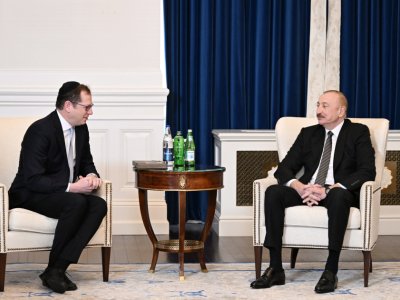 İlham Əliyev Vaşinqtonda - FOTO