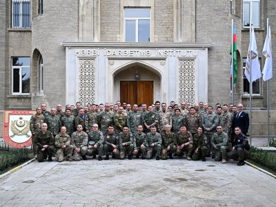 Müdafiə Nazirliyində NATO-nun hərbçiləri ilə görüş keçirildi