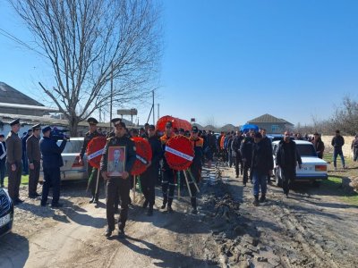 Həlak olan FHN əməkdaşı dəfn edildi - FOTO