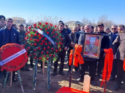 Həlak olan FHN əməkdaşı dəfn edildi - FOTO