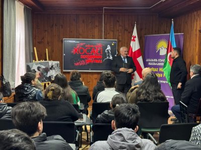 Bolnisidə Xocalı faciəsinin ildönümü -&nbsp;&ldquo;Böyüməyən uşaqlar&rdquo; kitabının təqdimatı